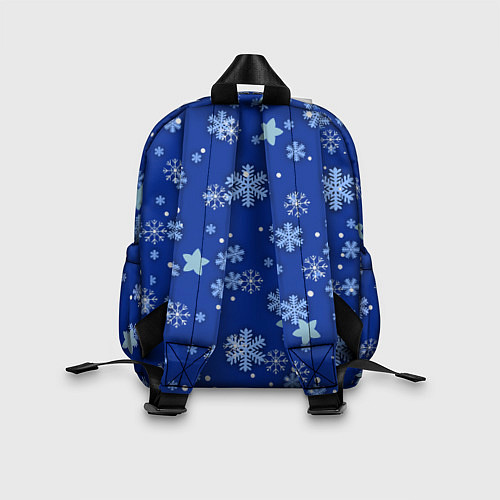Детский рюкзак Снежинки / 3D-принт – фото 2