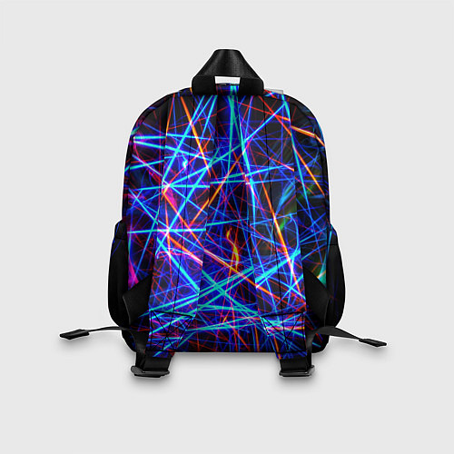 Детский рюкзак NEON LINES Glowing Lines Effect / 3D-принт – фото 2