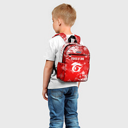Детский рюкзак Free Fire - Новогодний, цвет: 3D-принт — фото 2