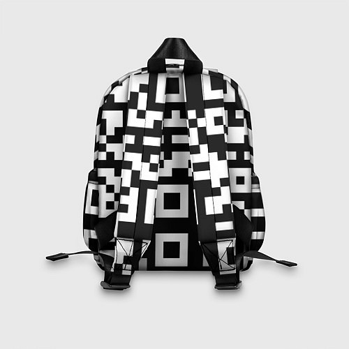 Детский рюкзак Qr codeкуаркод / 3D-принт – фото 2