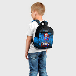 Детский рюкзак POPPY PLAYTIME ПОППИ ПЛЕЙТАЙМ СНЕЖИНКИ, цвет: 3D-принт — фото 2