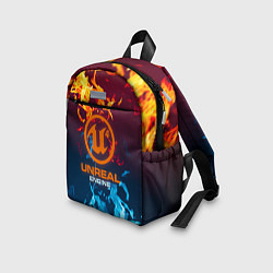 Детский рюкзак Unreal Огонь, цвет: 3D-принт — фото 2