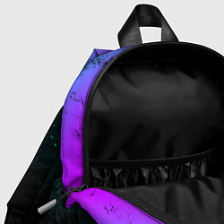 Детский рюкзак CS GO NEON SYMBOL STYLE SKIN КС ГО НЕОН, цвет: 3D-принт — фото 2