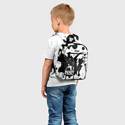Детский рюкзак BLACK AND WHITE BENDY, цвет: 3D-принт — фото 2