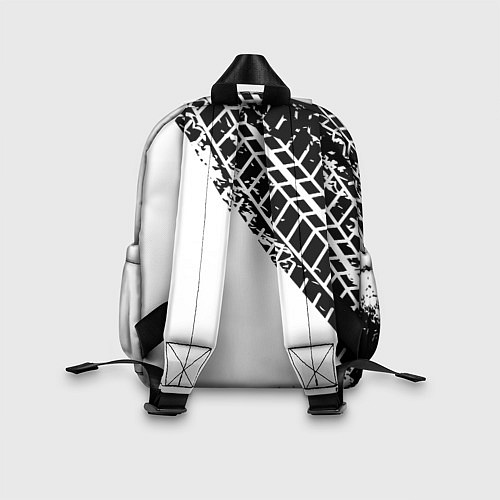 Детский рюкзак BMW следы шин / 3D-принт – фото 2