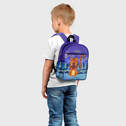 Детский рюкзак Забавный тигр 2022 Новый год, цвет: 3D-принт — фото 2