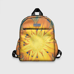 Детский рюкзак Солнечный цветок Абстракция 535-332-32, цвет: 3D-принт
