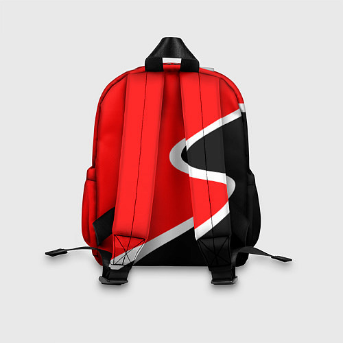 Детский рюкзак Chevrolet Логотип / 3D-принт – фото 2