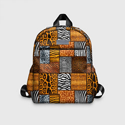 Детский рюкзак Тигр, полосы, 2022, цвет: 3D-принт