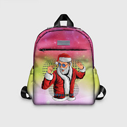 Детский рюкзак Disco Santa 2022, цвет: 3D-принт