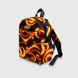 Детский рюкзак ОГНЕННОЕ ТАТУ ДРАКЕНА DRAKEN FIRE TATTOO, цвет: 3D-принт — фото 2