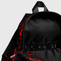 Детский рюкзак БУМАЖНЫЙ ДОМ, БРЫЗГИ КРАСОК LA CASA DE PAPEL, цвет: 3D-принт — фото 2