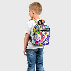 Детский рюкзак UNDERTALE ГЕРОИ ИГРЫ ПАТТЕРН, цвет: 3D-принт — фото 2