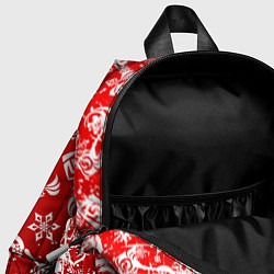 Детский рюкзак НОВОГОДНИЕ СТИХИИ ГЕНШИН ИМПАКТ, НОВЫЙ ГОД, цвет: 3D-принт — фото 2