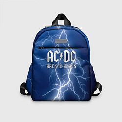 Детский рюкзак ACDC гроза с молнией, цвет: 3D-принт