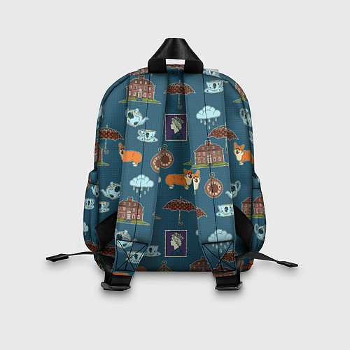 Детский рюкзак Англия паттерн / 3D-принт – фото 2