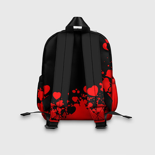 Детский рюкзак Adele Сердечки Автограф / 3D-принт – фото 2