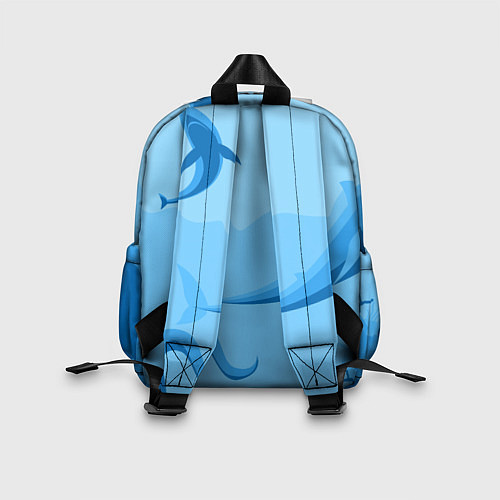 Детский рюкзак МоРское Дно с Акулами / 3D-принт – фото 2