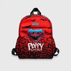 Детский рюкзак Poppy Playtime летучие мыши, цвет: 3D-принт