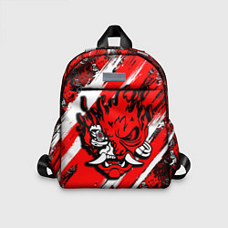 Детский рюкзак SAMURAI CYBERPUNK 2077 RED AND WHITE