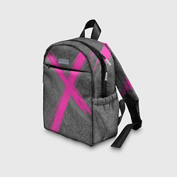Детский рюкзак Коллекция Get inspired! Pink cross Абстракция Fl-4, цвет: 3D-принт — фото 2