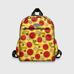 Детский рюкзак Pizza salami, цвет: 3D-принт