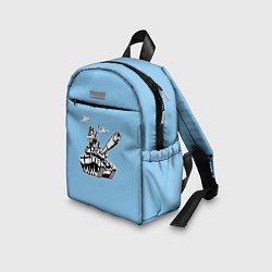 Детский рюкзак Танкота небесно-голубой, цвет: 3D-принт — фото 2