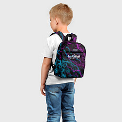 Детский рюкзак Молнии в Стихию Genshin Impact, цвет: 3D-принт — фото 2