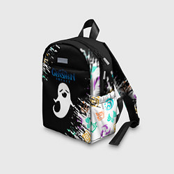 Детский рюкзак Электро стихия Геншин Ху Тао, цвет: 3D-принт — фото 2