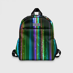 Детский рюкзак Свет неоновой радуги, цвет: 3D-принт