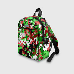 Детский рюкзак Красно-зеленый камуфляж, цвет: 3D-принт — фото 2