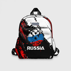 Детский рюкзак Russia Герб в цвет Флага, цвет: 3D-принт