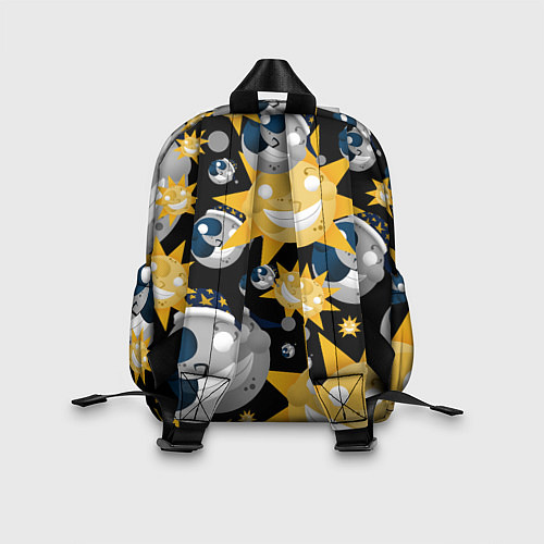 Детский рюкзак Солнце и Луна из FNAF Security Breach Паттерн / 3D-принт – фото 2