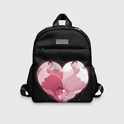 Детский рюкзак Сердце Две Кицуне, цвет: 3D-принт