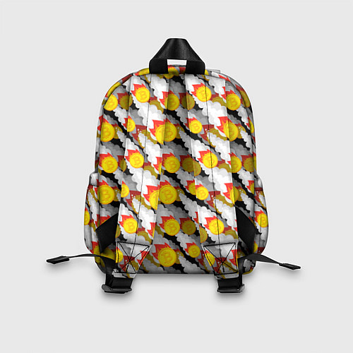 Детский рюкзак Падение Биткоина / 3D-принт – фото 2