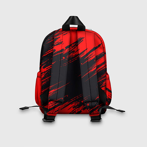 Детский рюкзак Красная краска брызги / 3D-принт – фото 2