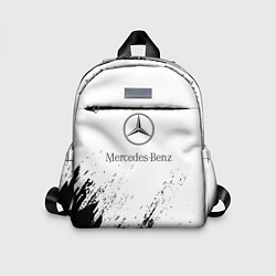Детский рюкзак Mercedes-Benz - White texture, цвет: 3D-принт