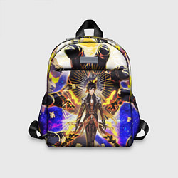Детский рюкзак Чжун Ли в ульте Genshin Impact, цвет: 3D-принт