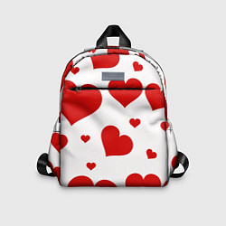 Детский рюкзак Красные сердечки Heart