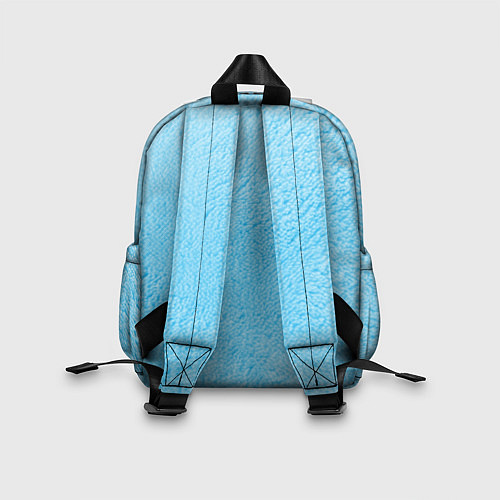 Детский рюкзак Облачко на голубом мехе с радугой парная / 3D-принт – фото 2