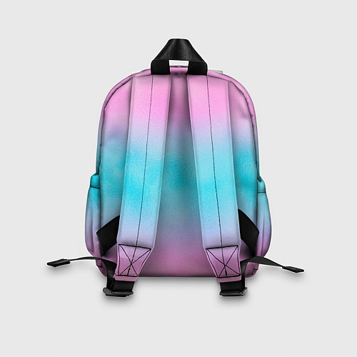 Детский рюкзак Единорог - мягкий градиент / 3D-принт – фото 2