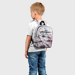 Детский рюкзак Сакура цветёт рисунок акварелью, цвет: 3D-принт — фото 2