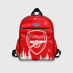 Детский рюкзак FC ARSENAL WINTER ФК АРСЕНАЛ ЗИМНИЙ СТИЛЬ, цвет: 3D-принт