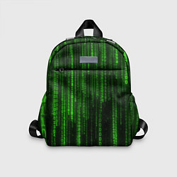 Детский рюкзак Бегущий по коду, цвет: 3D-принт