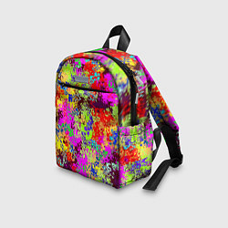 Детский рюкзак Пиксельный камуфляж Токсик, цвет: 3D-принт — фото 2