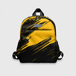 Детский рюкзак Black and yellow grunge