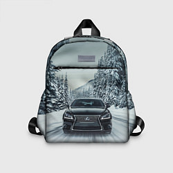 Детский рюкзак Лексус - зимняя дорога!, цвет: 3D-принт