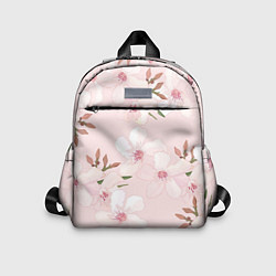 Детский рюкзак Розовые цветы весны, цвет: 3D-принт