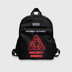 Детский рюкзак Five Nights at Freddys: Security Breach logo, цвет: 3D-принт