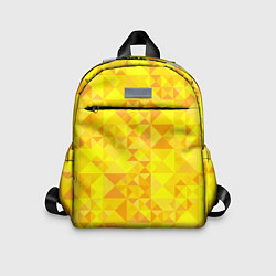 Детский рюкзак Камуфляж спортивный Призма - солнце, цвет: 3D-принт